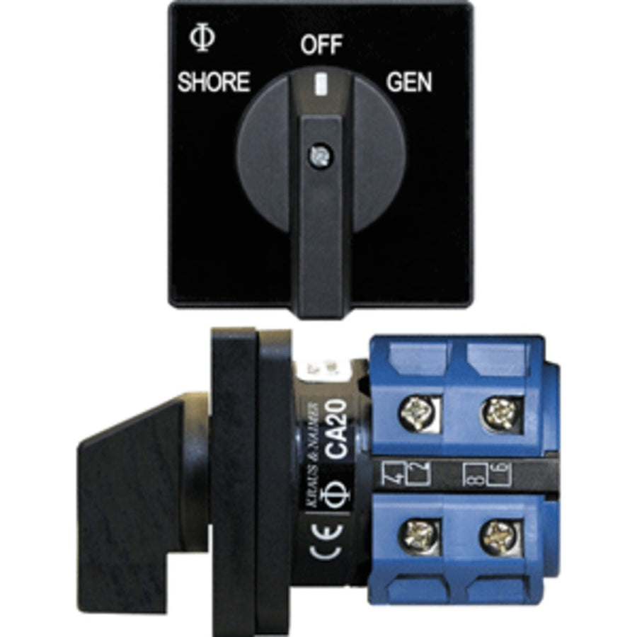 Blue Sea 9009 Switch, Ac 120vac 32a Off +2 Position