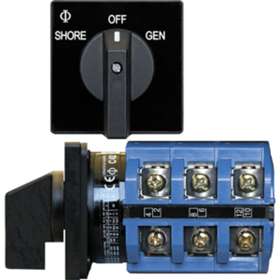 Blue Sea 9019 Switch, Ac 240vac 63a Off +2 Positions