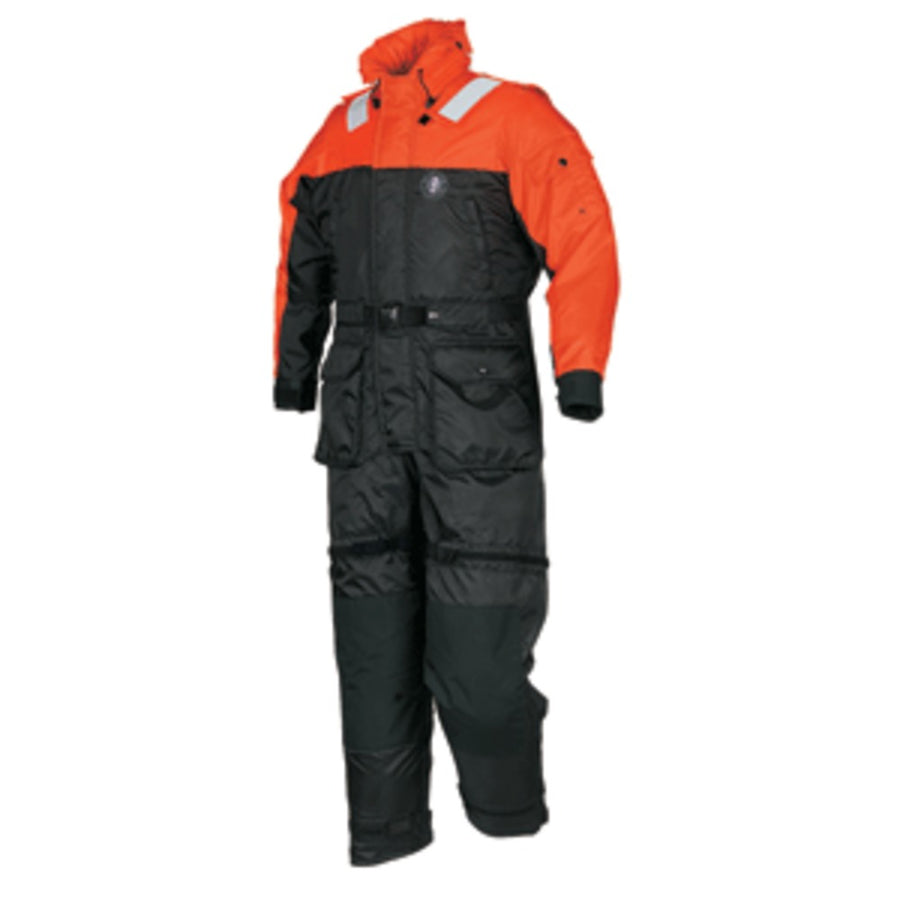 Mustang Deluxe Anti-exposure Coverall & Worksuit - Xl - Orange/black