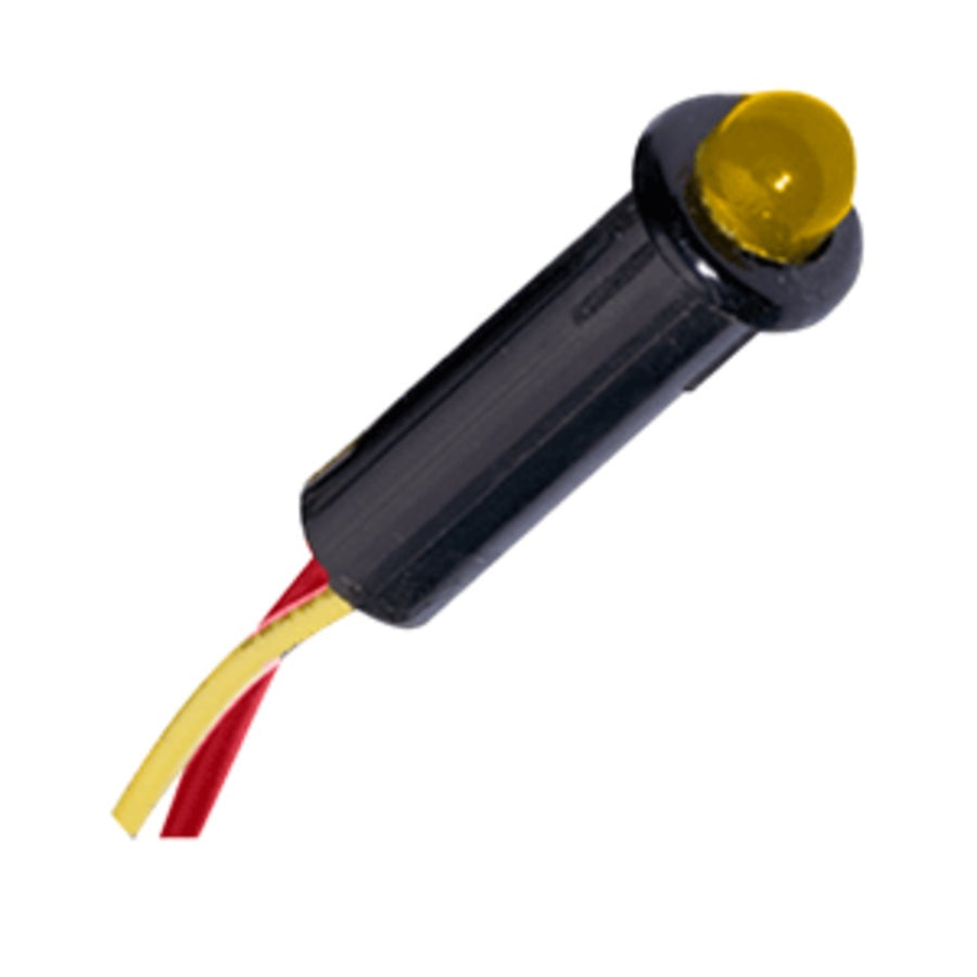 Paneltronics <sup>5</sup>⁄<sub>32</sub> Led Indicator Light - 12-14vdc - Amber