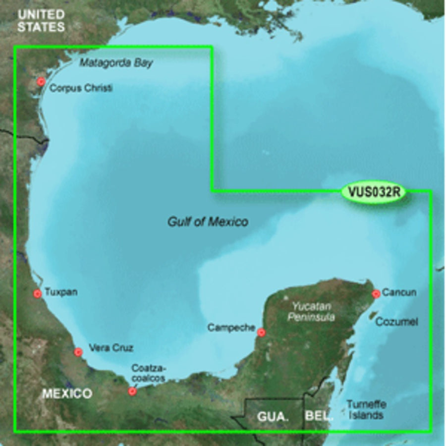 Garmin Bluechart® G2 Vision® Hd - Vus032r - Southern Gulf Of Mexico - Microsd™/sd™