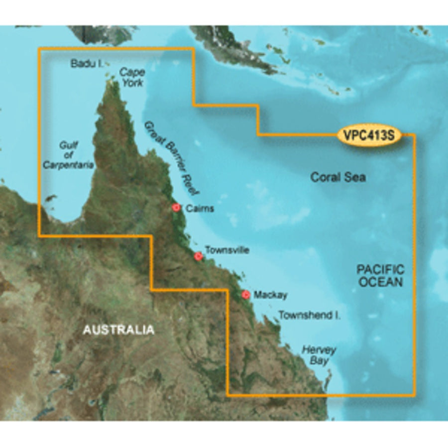 Garmin Bluechart® G2 Vision® Hd - Vpc413s - Mornington I. - Hervey Bay - Microsd™/sd™