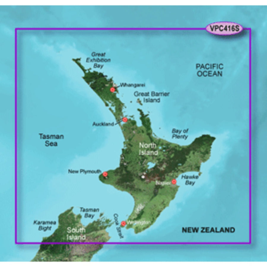 Garmin Bluechart® G2 Vision® Hd - Vpc416s - New Zealand North - Microsd™/sd™