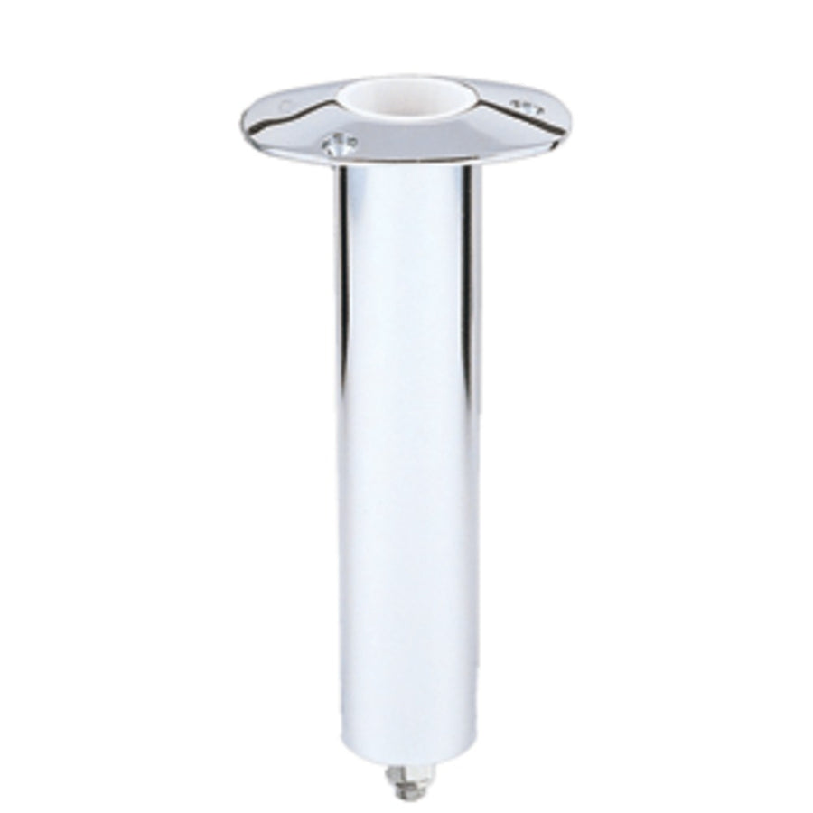 Lees 0° Stainless Steel Swivel Base Flush Mount Rod Holder 2.25 Od X 10.5 Tube