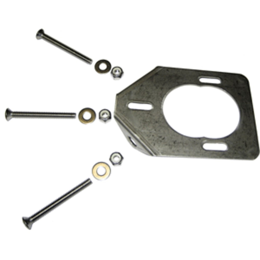 Lees Stainless Steel Backing Plate F/heavy Rod Holders
