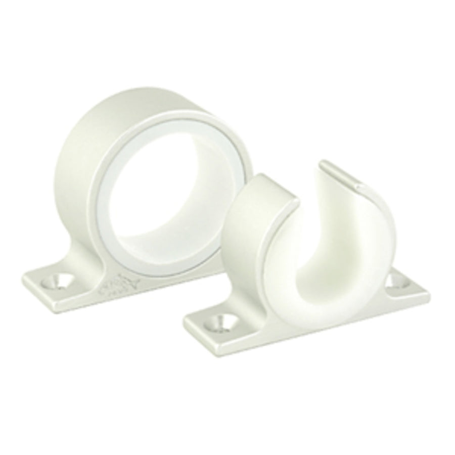 Lees Single Rod Rack Set - Satin Silver Finish