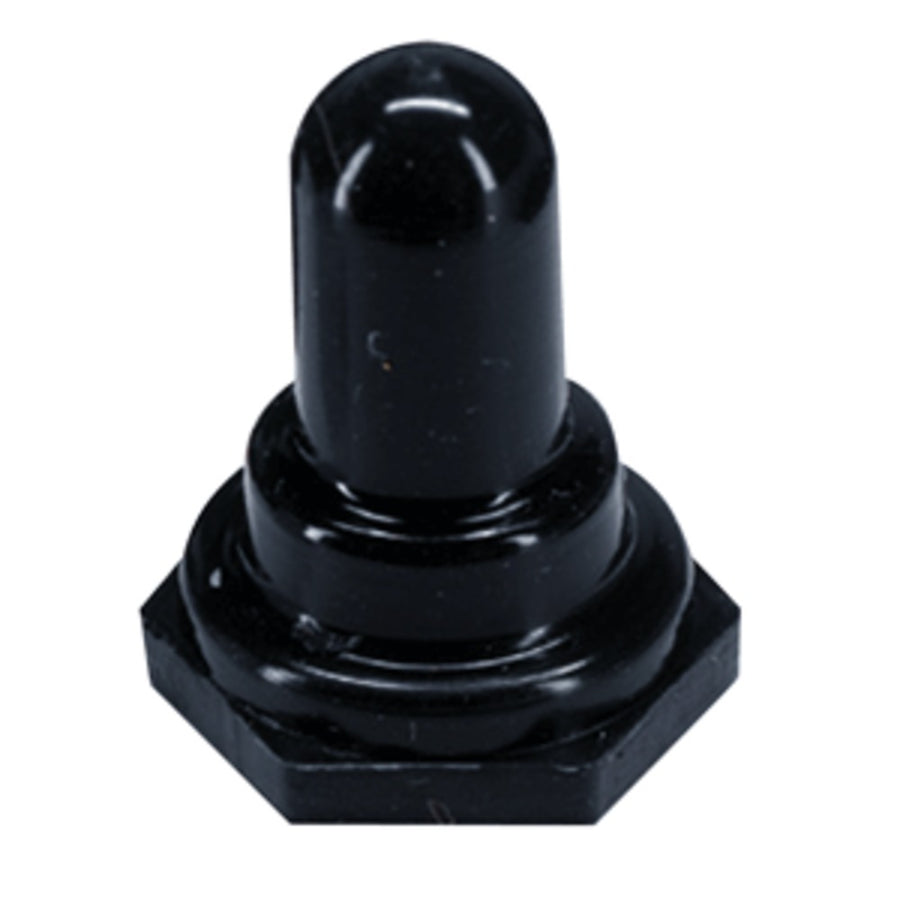 Paneltronics Toggle Switch Boot - 5/8 Hex Nut - Black