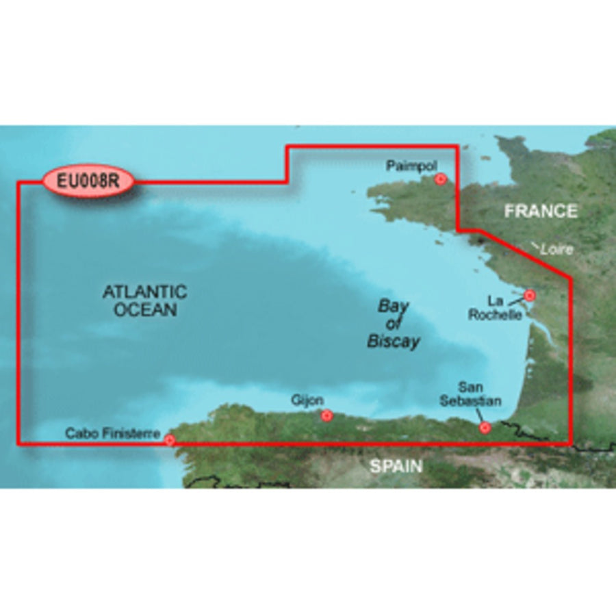 Garmin Bluechart® G3 Hd - Hxeu008r - Bay Of Biscay - Microsd™/sd™