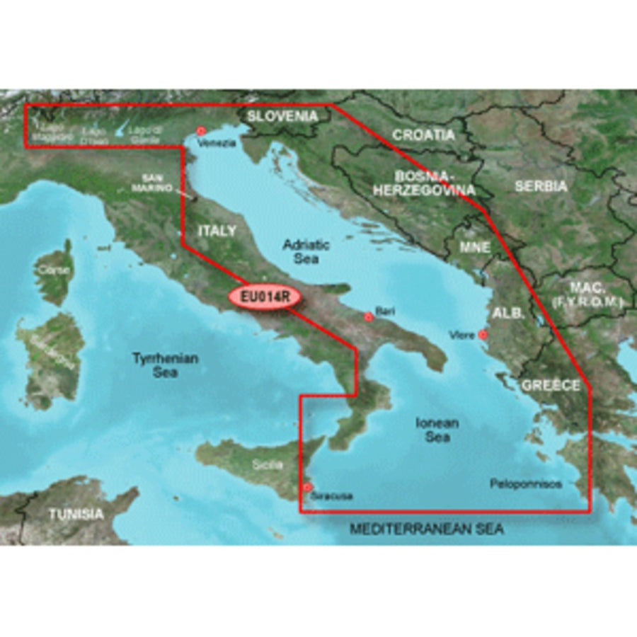 Garmin Bluechart® G3 Hd - Hxeu014r - Italy Adriatic Sea - Microsd™/sd™