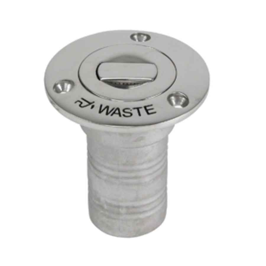 Whitecap Bluewater Push Up Deck Fill - 1-1/2 Hose - Waste