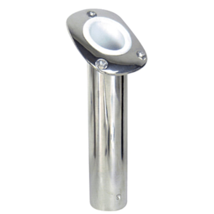 Whitecap Bluewater 30 Deg. Cast S.s. Flush Mount Rod Holder