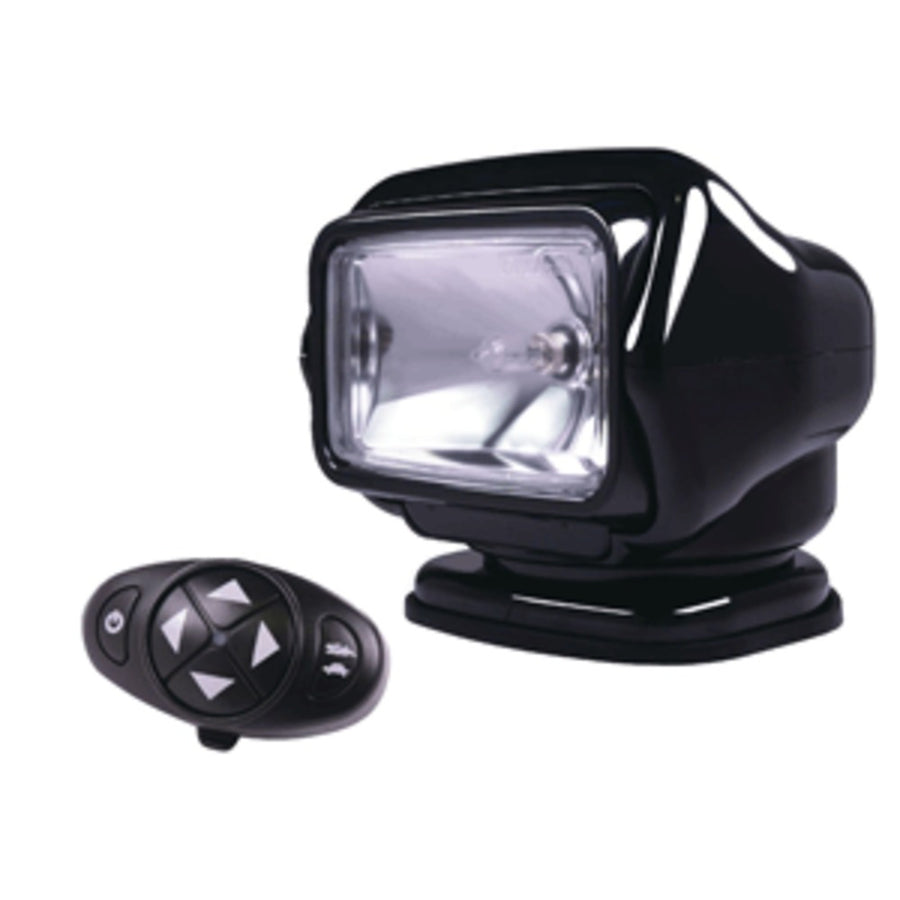 Golight Stryker Searchlight 12v W/wireless Dash Remote - Black