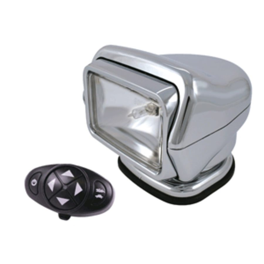Golight Stryker Searchlight 12v W/wireless Dash Remote - Chrome
