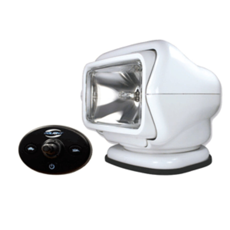 Golight Stryker Searchlight 12v W/wired Dash Control W/20 Wire Harness - White