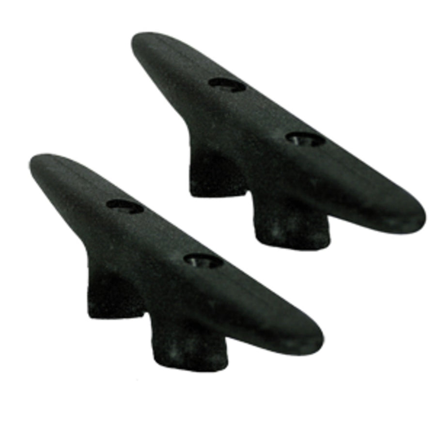 Whitecap Black Nylon Cleat 6 Pair
