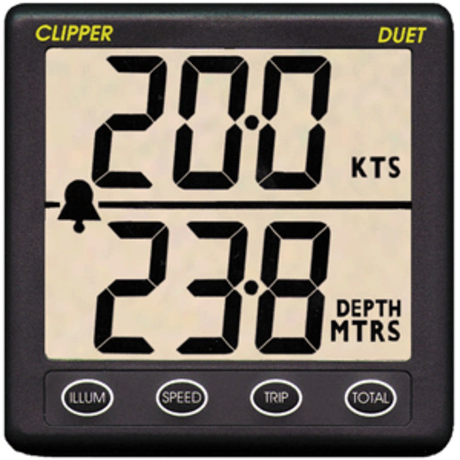 Clipper Duet Instrument Depth Speed Log W/transducer