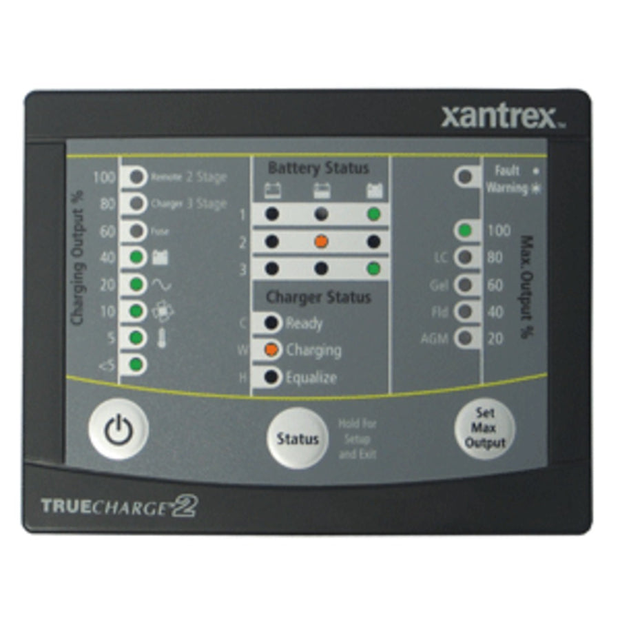 Xantrex True<i>charge</i>™2 Remote Panel F/20 & 40 & 60 Amp (only For 2nd Generation Of Tc2 Chargers)