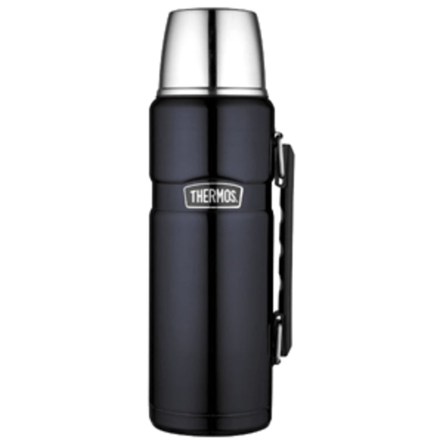 Thermos Stainless King™ Vacuum Insulated Beverage Bottle - 40 Oz. - Stainless Steel/midnight Blue