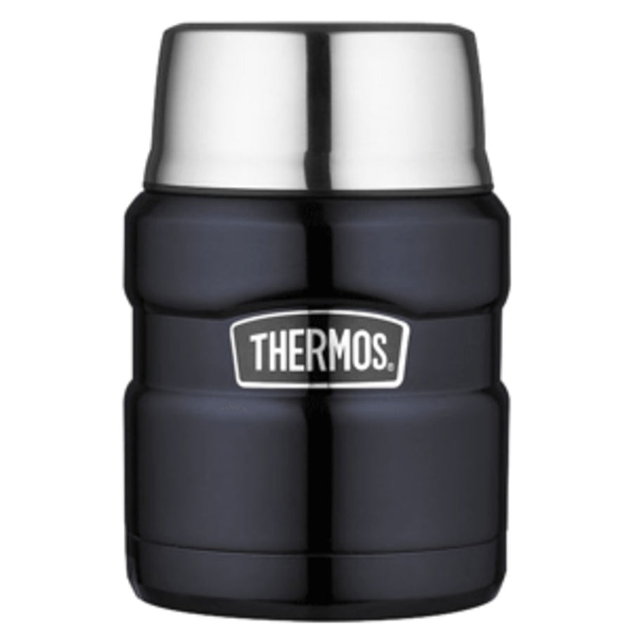 Thermos Stainless King™ Vacuum Insulated Food Jar - 16 Oz. - Stainless Steel/midnight Blue