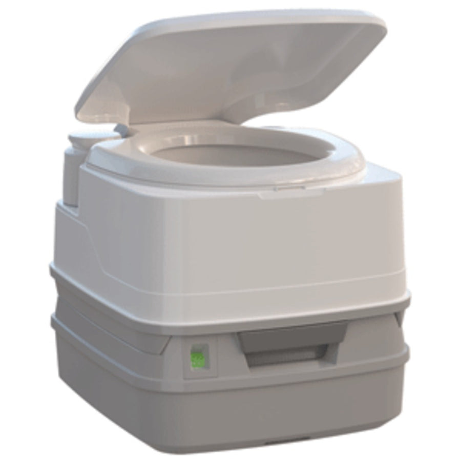 Thetford Porta Potti 260p Msd Marine Toilet 90° With Piston Pump, Level Indicator, And Hold-down Kit