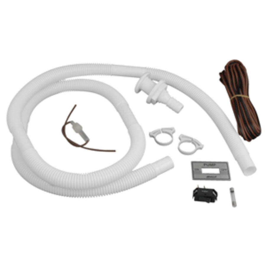 Attwood Bilge Pump Installation Kit W/switch, 3/4 Hose Clamps & 20 Wire Fuse Holder