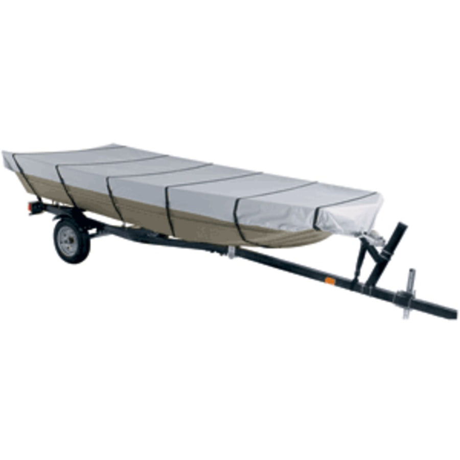 Dallas Manufacturing Co. 300d Jon Boat Cover - Model B - Fits 14 W/beam Width To 70