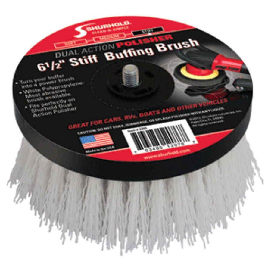Shurhold 6-½ Stiff Brush F/dual Action Polisher