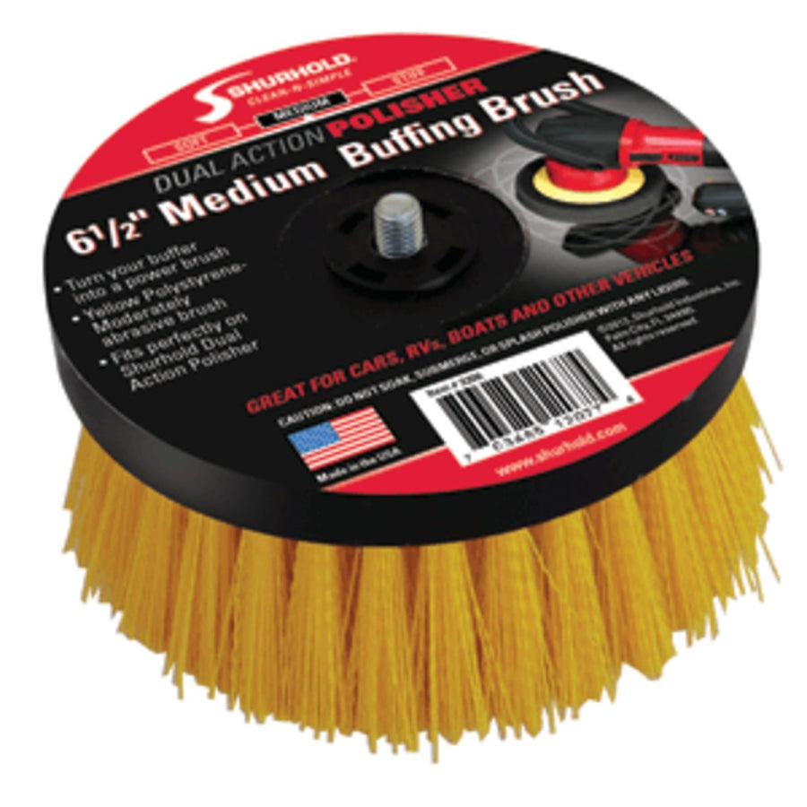 Shurhold 6-½ Medium Brush F/dual Action Polisher
