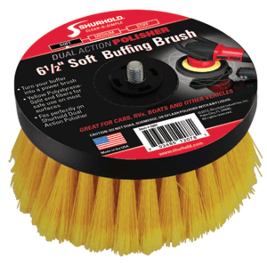Shurhold 6-½ Soft Brush F/dual Action Polisher