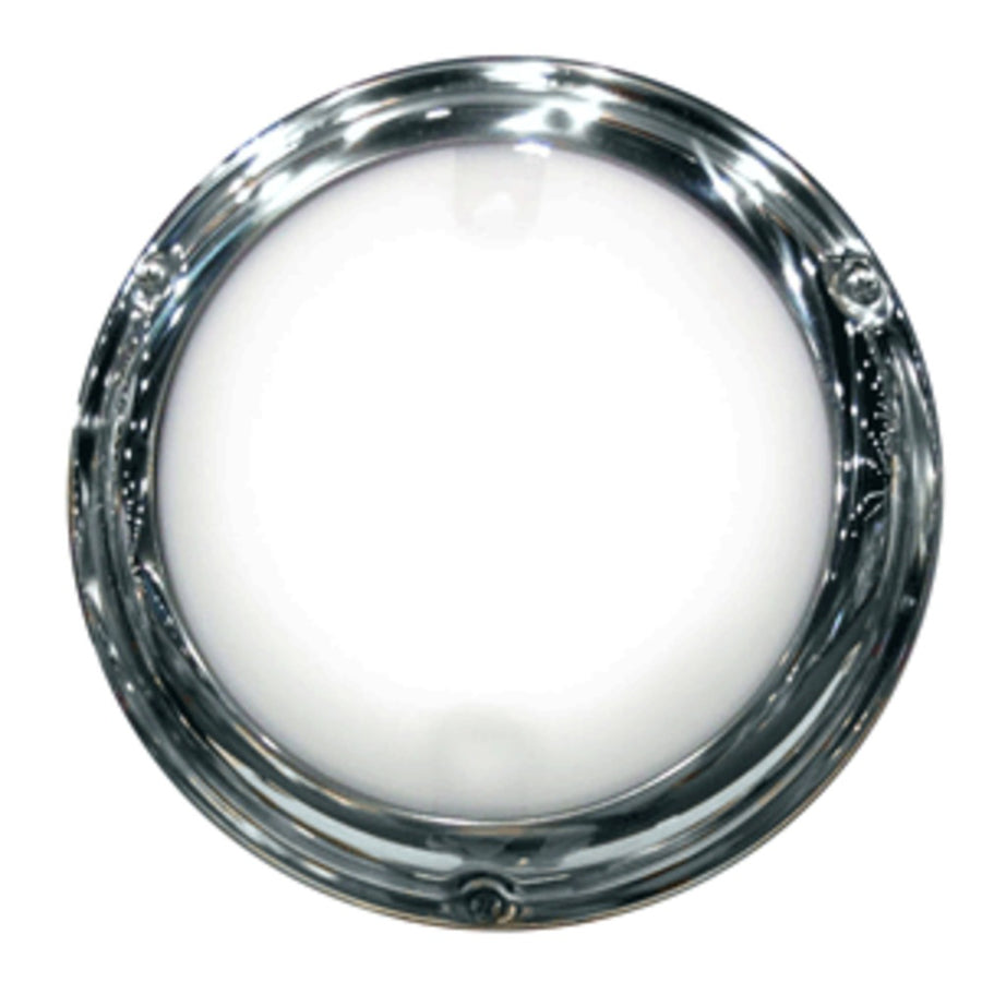 Lumitec Touchdome - Dome Light - Polished Ss Finish - 2-color White/red Dimming