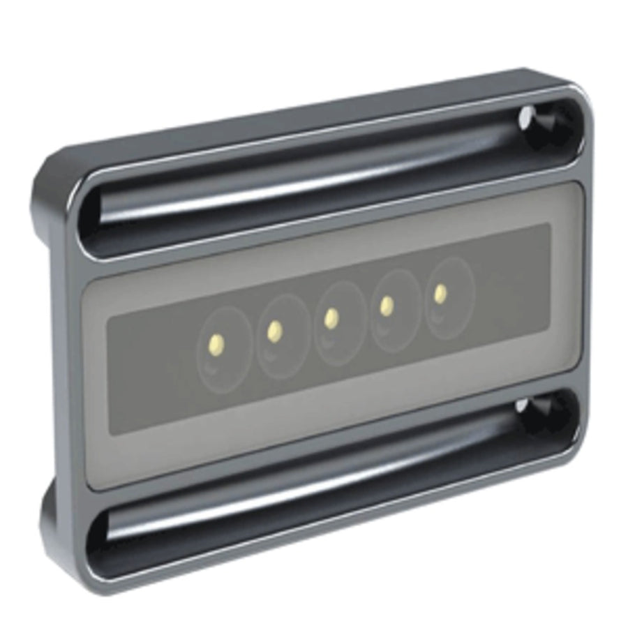 Lumitec Nevis2 - High Intensity Engine Room & Utility Light - Brushed Finish - 2-color White/red Dimming