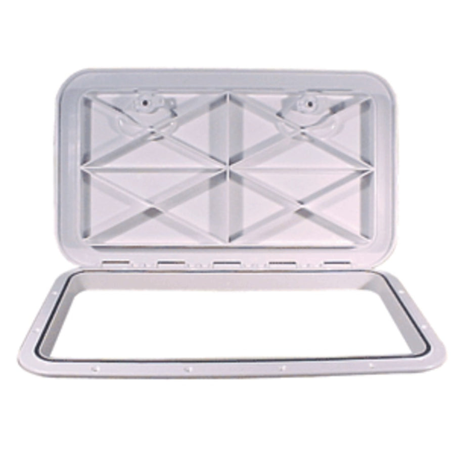 Beckson 14x24 Flush Hatch Vertical Or Horizontal - White