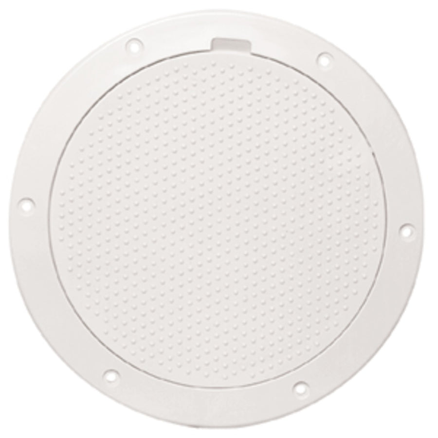 Beckson 6 Non-skid Pry-out Deck Plate - White