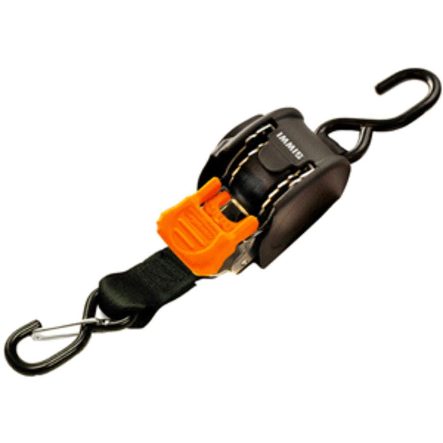 Cargobuckle Mini G3 Retractable Tie-down W/ Dual S-hooks 1 X 72 - Pair