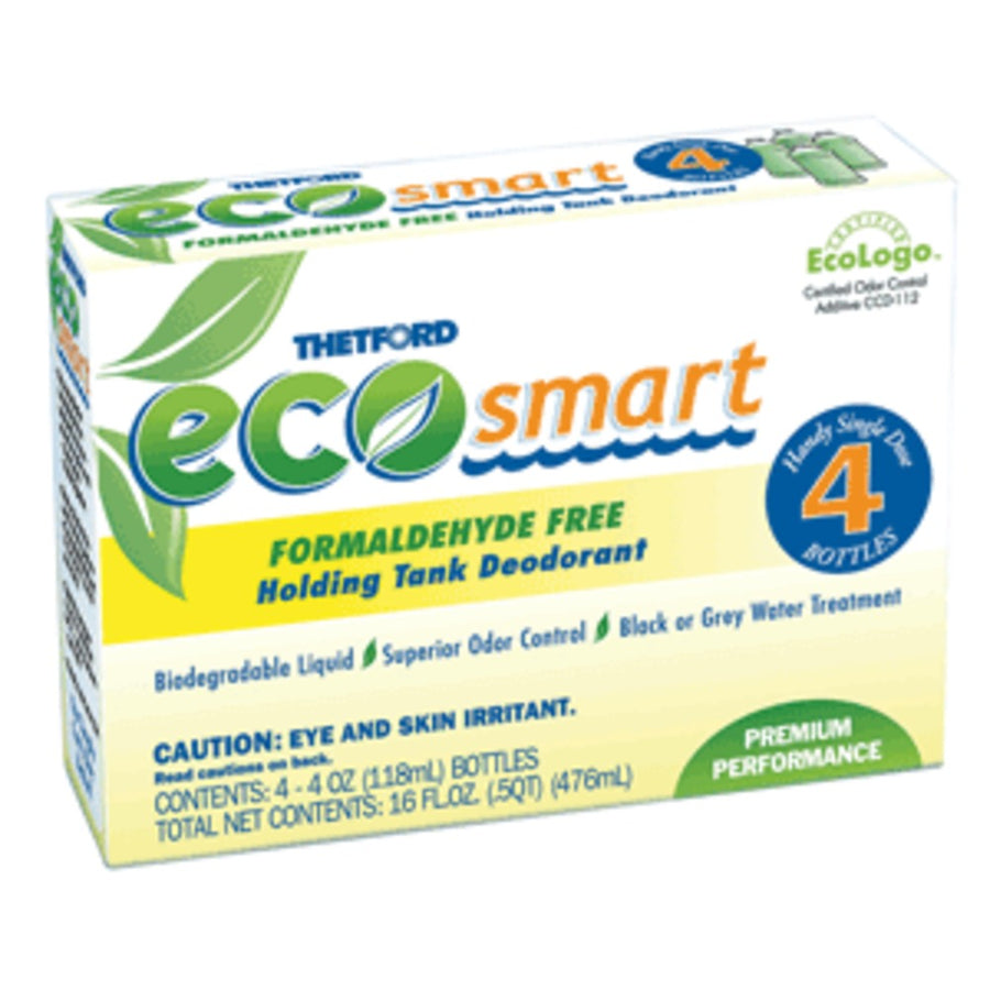 Thetford Eco-smart Holding Tank Deodorant - Formaldehyde Free Formula - 4 Oz. 4-pack