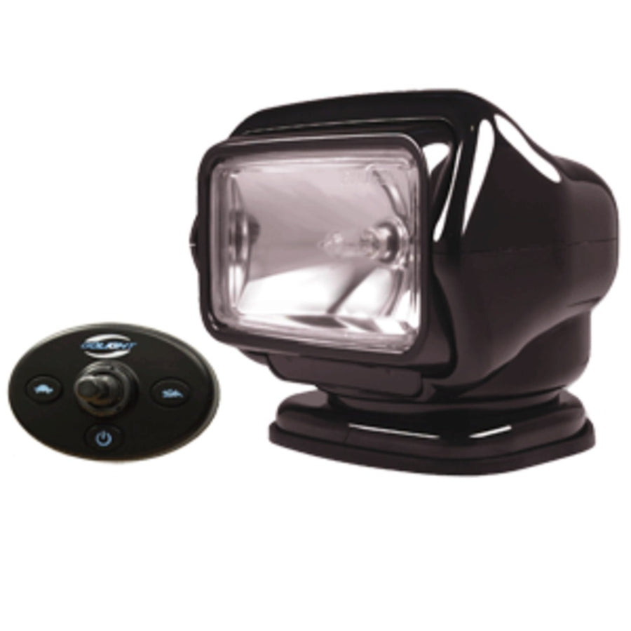 Golight Stryker Searchlight 12v W/wired Dash Control & 20 Wire Harness - Black