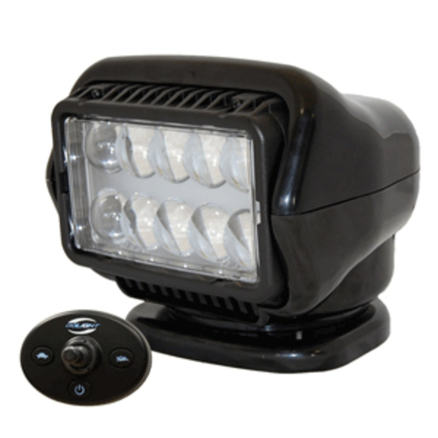 Golight Led Stryker Searchlight W/wired Dash Remote - Permanent Mount - Black