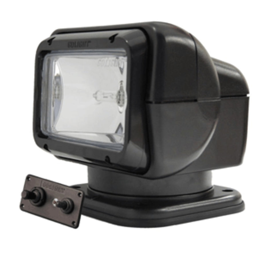 Golight Searchlight W/wired Dash Mount Remote - Permanent Mount - Black