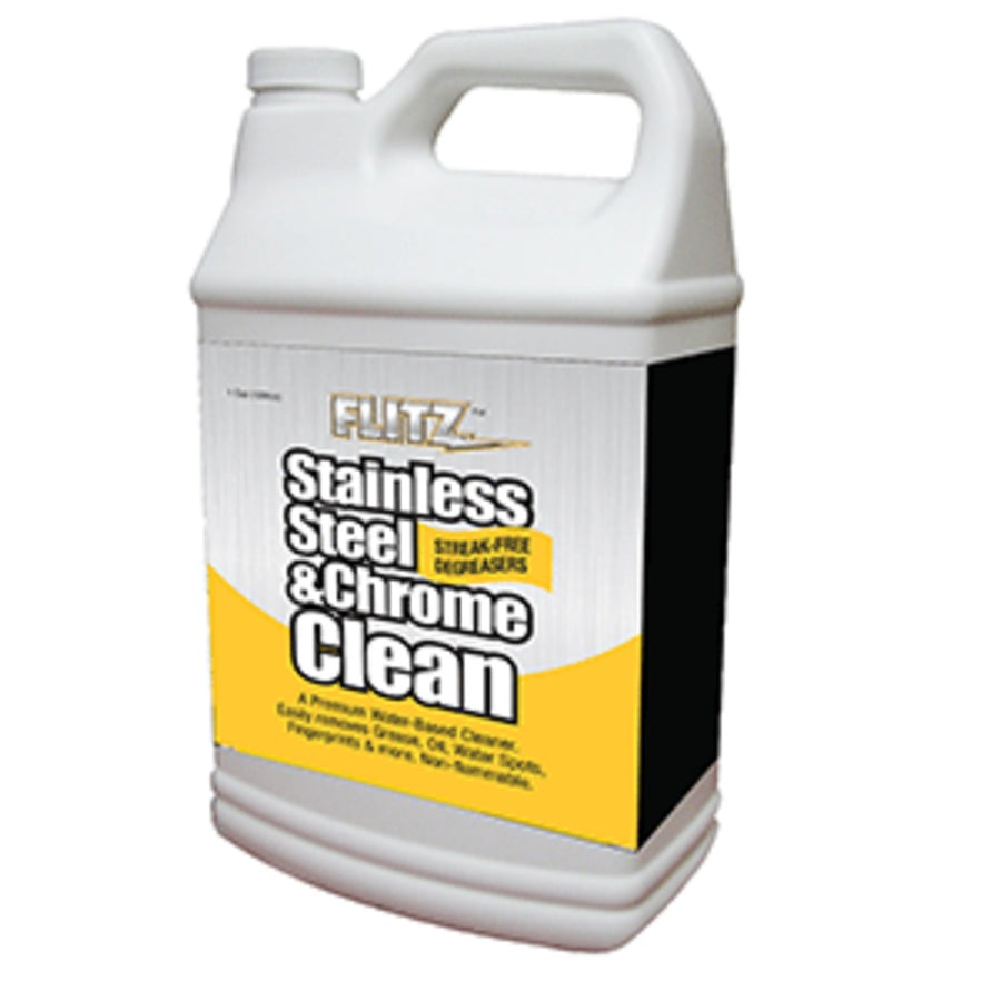 Flitz Stainless Steel & Chrome Cleaner W/degreaser - 1 Gallon