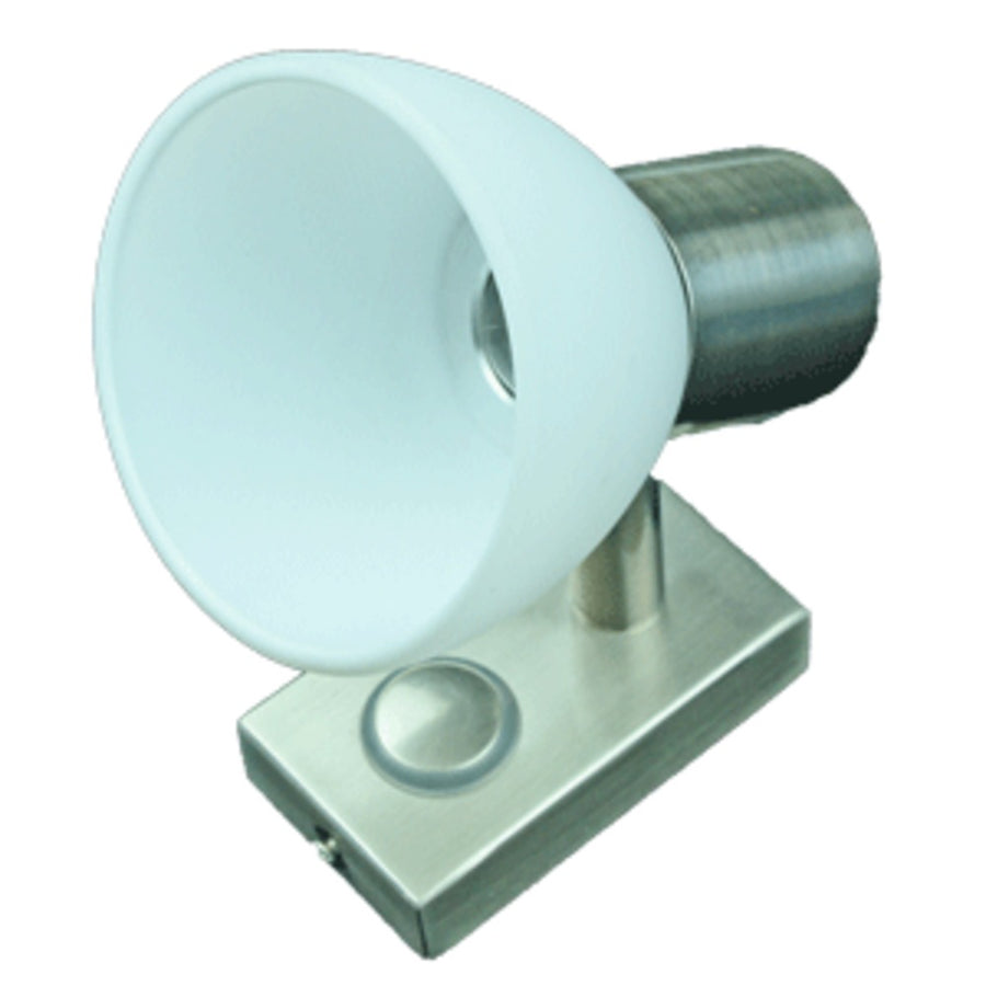 Lunasea Led Wall Mount Light Fixture - Touch Dimming - Brushed Nickel - Warm White - 3w