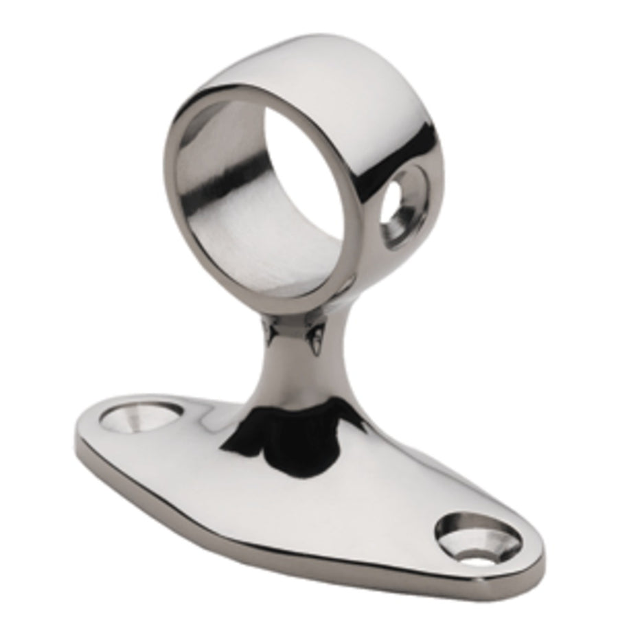 Whitecap 90° Handrail Stanchion - Center - 316 Stainless Steel - 7/8 Tube O.d.