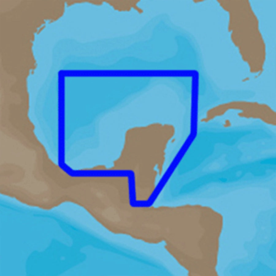 C-map  4d Na-947 Coatzacoalcos, Mx To Honduras Bay, Gt