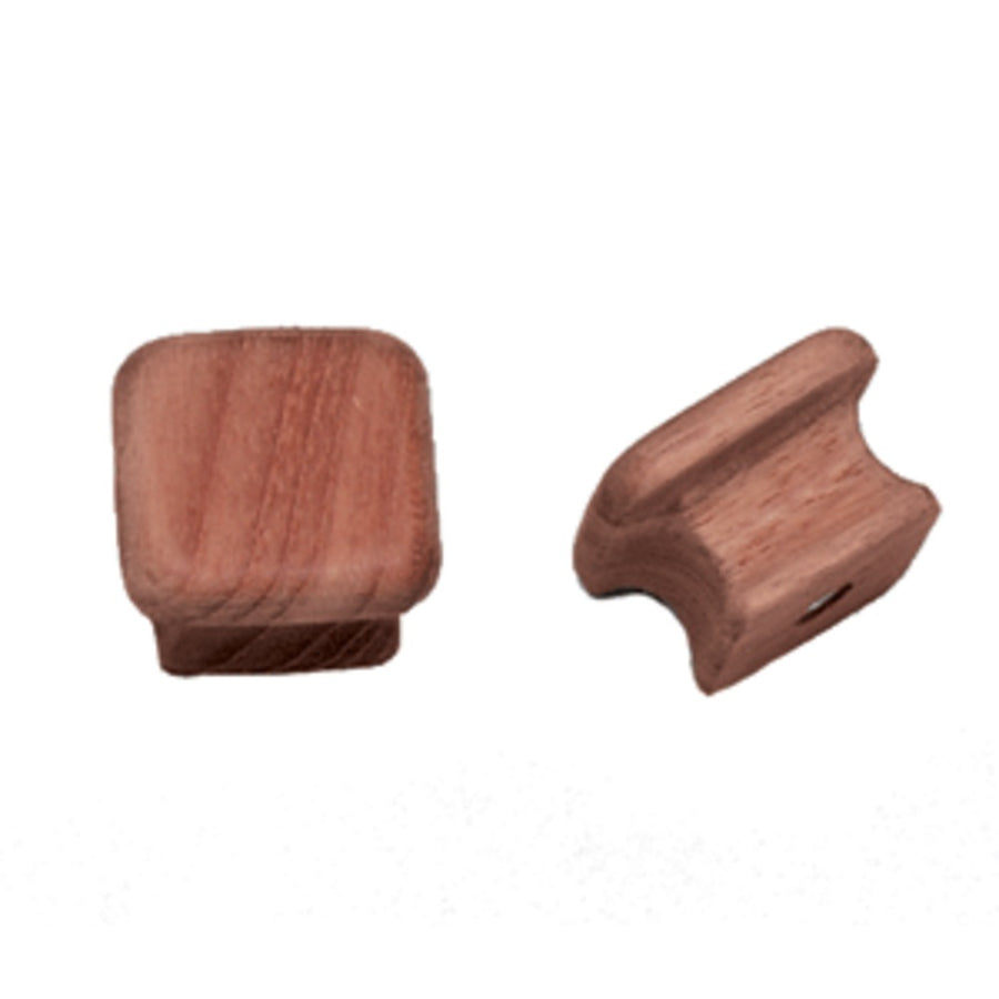 Whitecap Teak Square Drawer Knob - 1-1/8 - 2 Pack