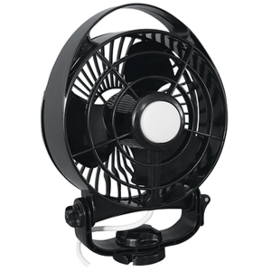 Caframo Maestro 12v 3-speed 6 Marine Fan W/led Light - Black