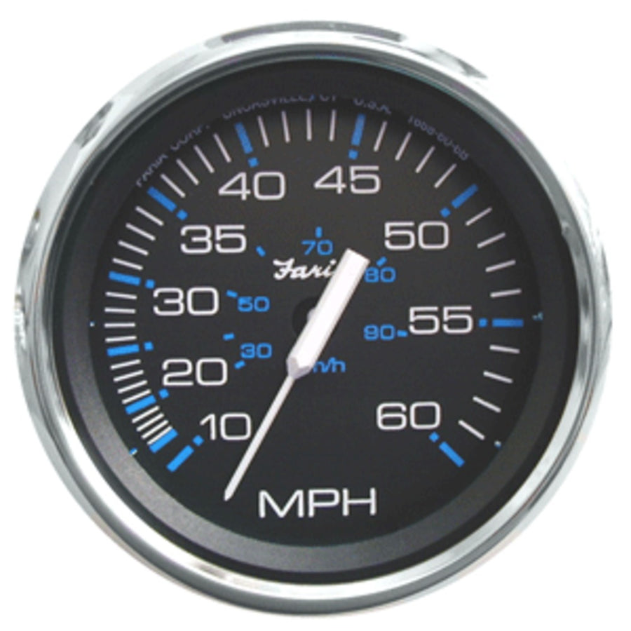 Faria Chesapeake Black Ss 4 Speedometer - 60mph (mechanical)
