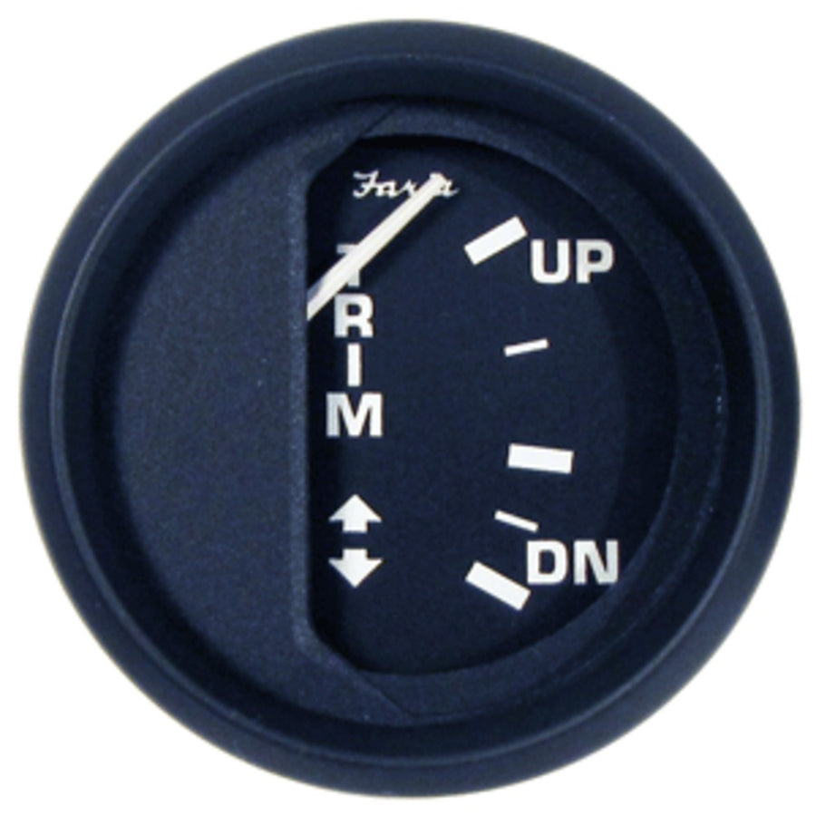 Faria Euro Black 2 Trim Gauge (j/e/suzuki Outboard)