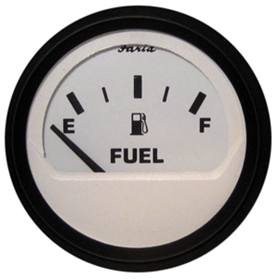 Faria Euro White 2 Fuel Level Gauge (e-1/2-f)
