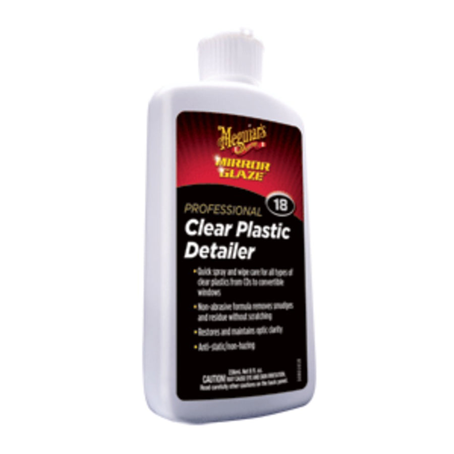 Meguiars #18 Mirror Glaze Clear Plastic Detailer - 8oz