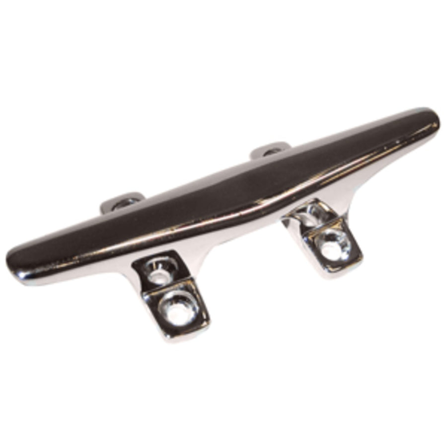 Whitecap Hollow Base 4-1/2 Chrome Plated Zamac Cleat - Freshwater Use Only