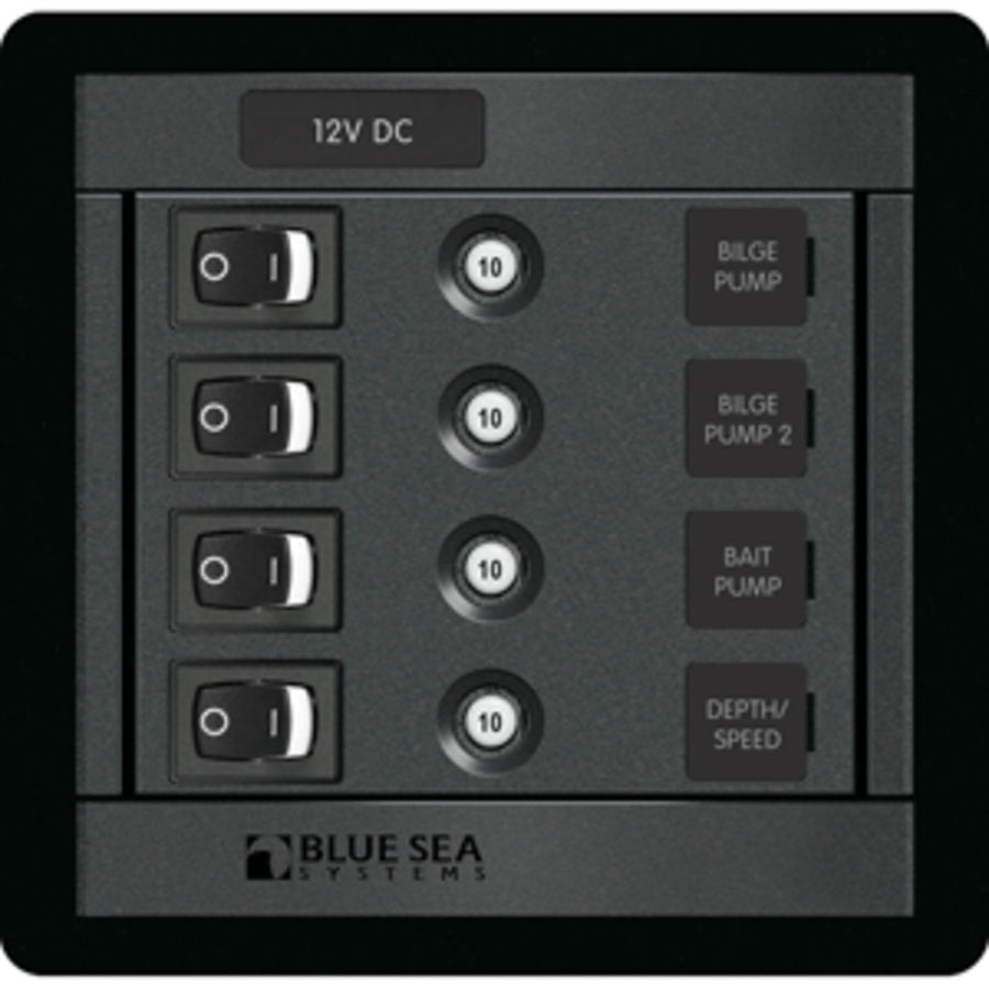Blue Sea 1455 4 Position Switch Clb Square